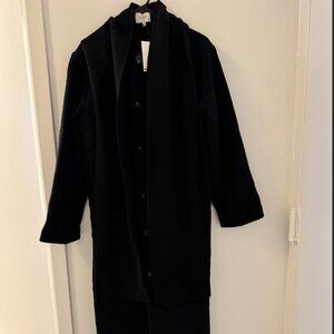 Reformation Asher Coat Black - Size XS